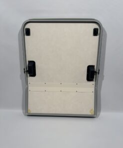 Serviceklappe / Stauraumklappe Wohnwagen / Wohnmobil 690x880mm weiß/silber – Bild 6
