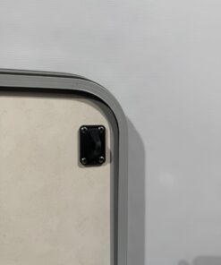 Serviceklappe / Stauraumklappe Wohnwagen / Wohnmobil 690x880mm weiß/silber – Bild 7