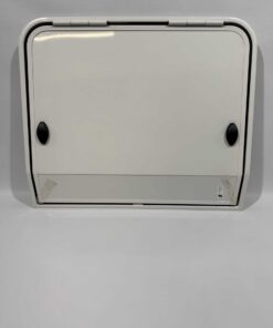 Serviceklappe / Stauraumklappe Wohnwagen / Wohnmobil 800x668mm weiß – Bild 2
