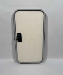 Serviceklappe / Stauraumklappe Wohnwagen / Wohnmobil 885x480mm weiß/grau – Bild 7