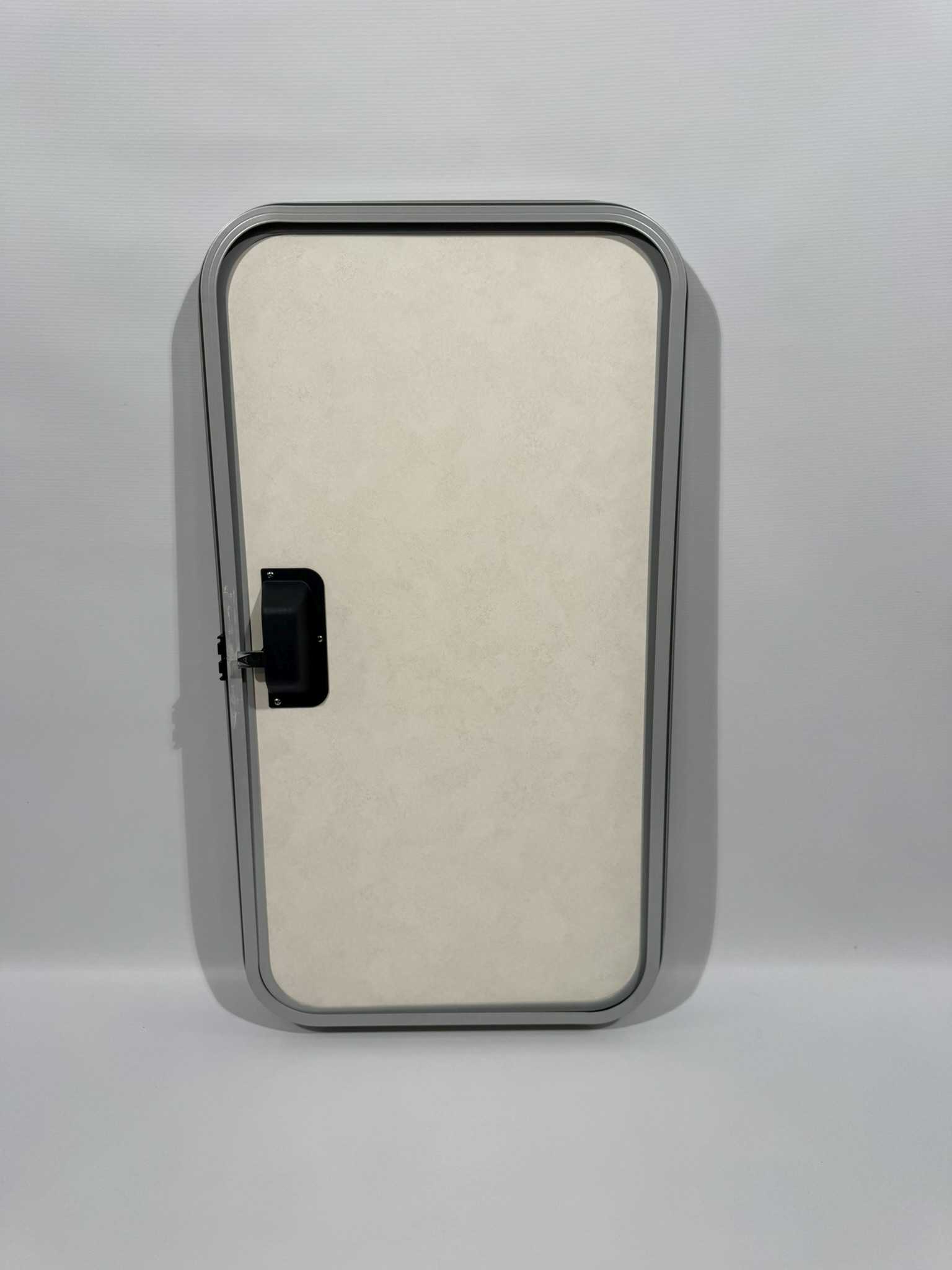 Serviceklappe / Stauraumklappe Wohnwagen / Wohnmobil 885x480mm weiß/grau – Bild 7