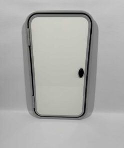 Serviceklappe / Stauraumklappe Wohnwagen / Wohnmobil 885x480mm weiß/grau – Bild 2