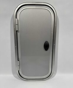Serviceklappe / Stauraumklappe Wohnwagen / Wohnmobil 600x294mm grau/silber – Bild 2