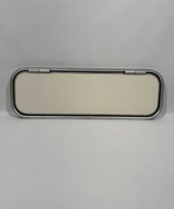 Serviceklappe / Stauraumklappe 900x280mm Wohnwagen / Wohnmobil weiß/silber – Bild 3