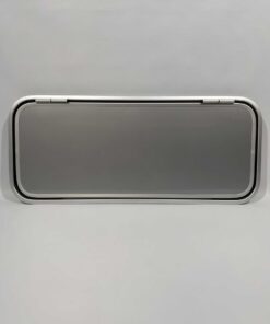 Serviceklappe / Stauraumklappe 1000x420mm Wohnwagen / Wohnmobil grau/silber – Bild 2