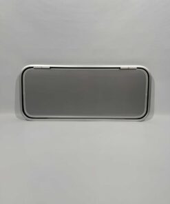 Serviceklappe / Stauraumklappe 1000x420mm Wohnwagen / Wohnmobil grau/silber
