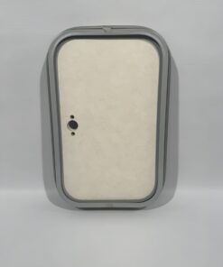 Serviceklappe / Stauraumklappe 549x350mm Wohnwagen / Wohnmobil grau/silber – Bild 5
