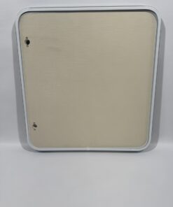 Serviceklappe / Stauraumklappe 800x850mm Wohnwagen / Wohnmobil silber/weiß – Bild 6