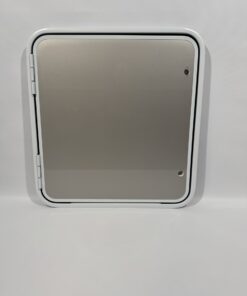 Serviceklappe / Stauraumklappe 800x850mm Wohnwagen / Wohnmobil silber/weiß – Bild 2