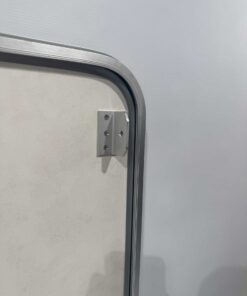 Serviceklappe / Stauraumklappe 990x835mm Wohnwagen / Wohnmobil weiß/silber – Bild 9