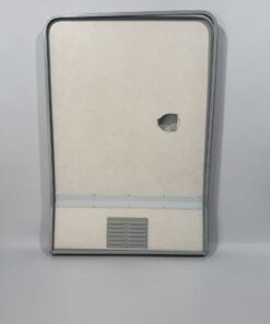 Serviceklappe / Stauraumklappe 840x1206mm Wohnwagen / Wohnmobil weiß/grau – Bild 2