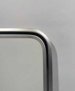Serviceklappe / Stauraumklappe 900x420mm Wohnwagen / Wohnmobil weiß/silber – Bild 4