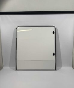 Serviceklappe / Stauraumklappe 1070x1206mm Wohnwagen / Wohnmobil weiß