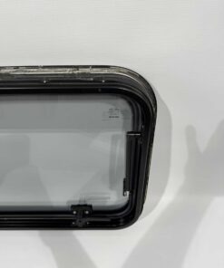 Mekuwa Echtglas Ausstellfenster 800x450mm schwarz – Bild 9