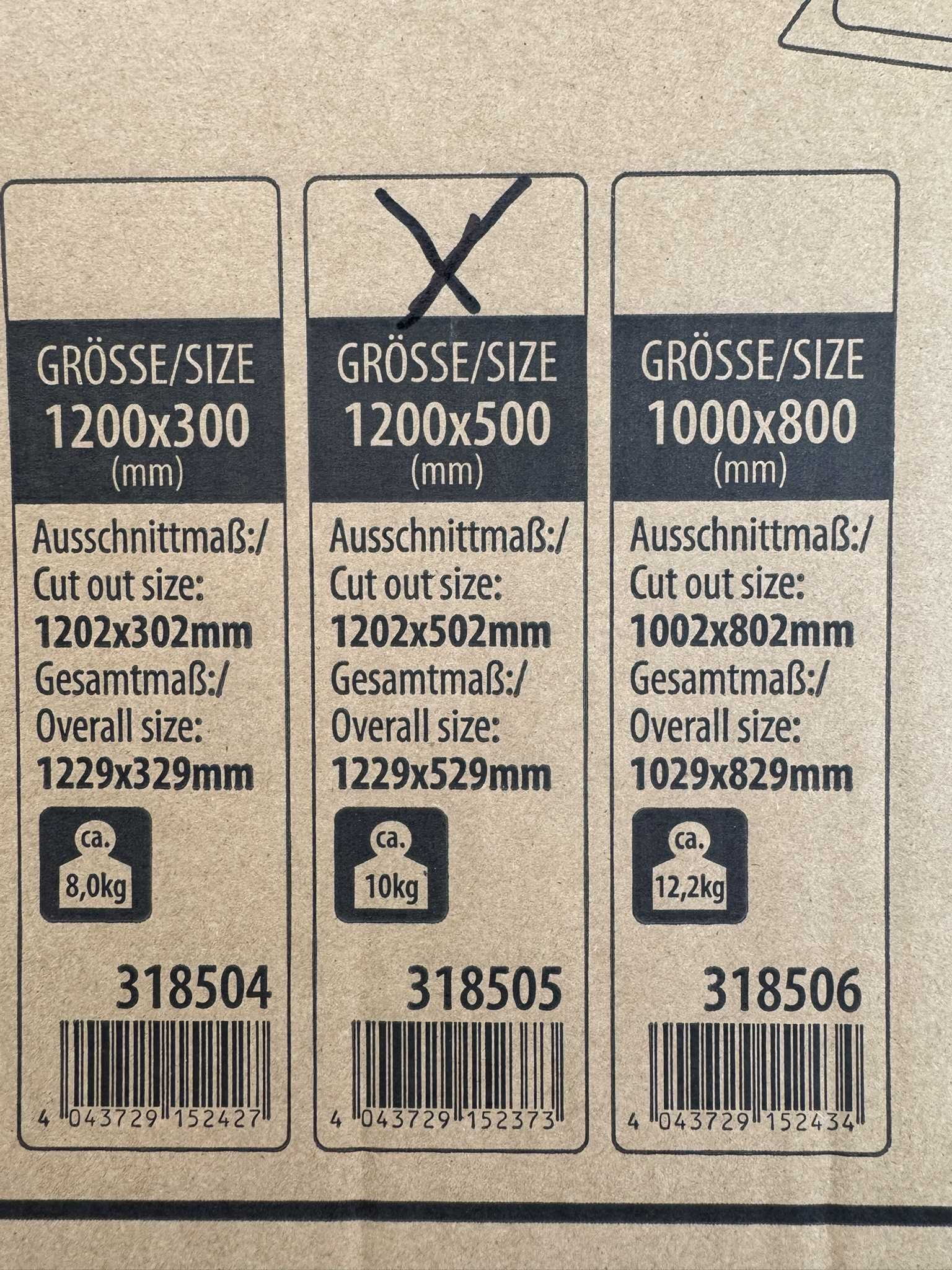 Carbest 318505 Ausstellfenster 1200x500mm schwarz – Bild 3