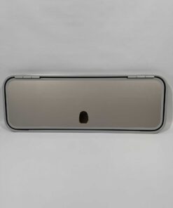 Serviceklappe / Stauraumklappe 1200x420mm Wohnwagen / Wohnmobil grau/silber – Bild 2