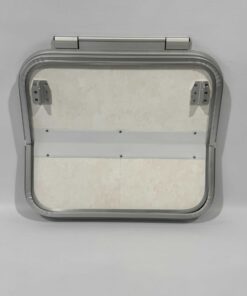 Serviceklappe / Stauraumklappe 550x465mm Wohnwagen / Wohnmobil grau/silber – Bild 7