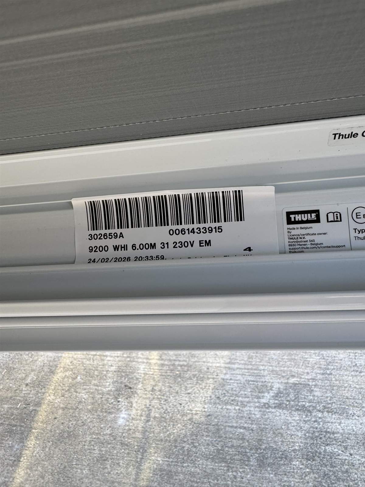 Thule Omnistor 9200 Dachmarkise 600cm weiß elektrisch – Bild 2