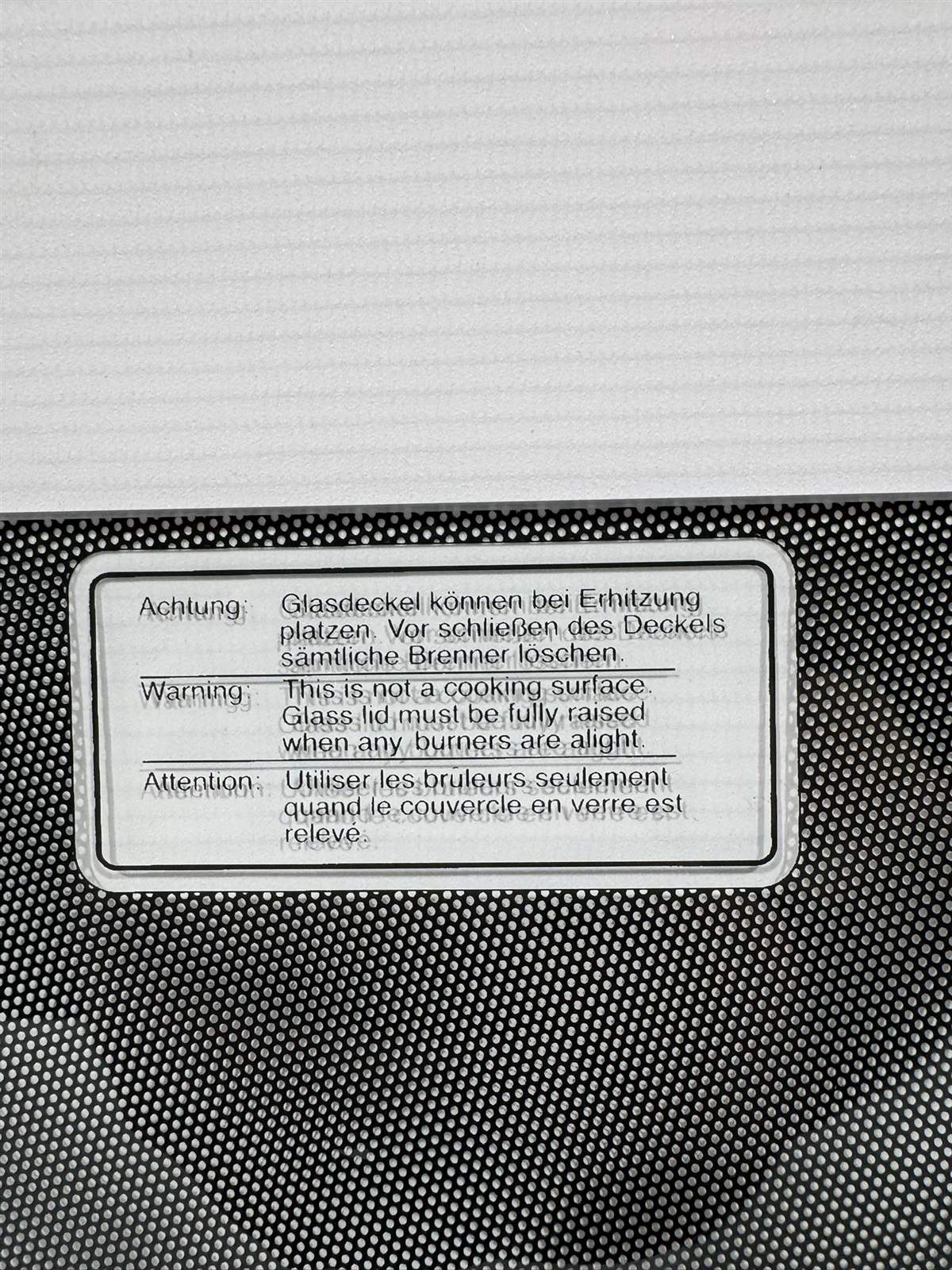 Dometic / Cramer Glasabdeckung für Kocher / Spüle – Bild 4