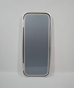 Serviceklappe / Stauraumklappe 1000x420mm grau metallic
