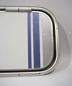 Serviceklappe / Stauraumklappe 1730x300mm weiß/blau - Bild 2
