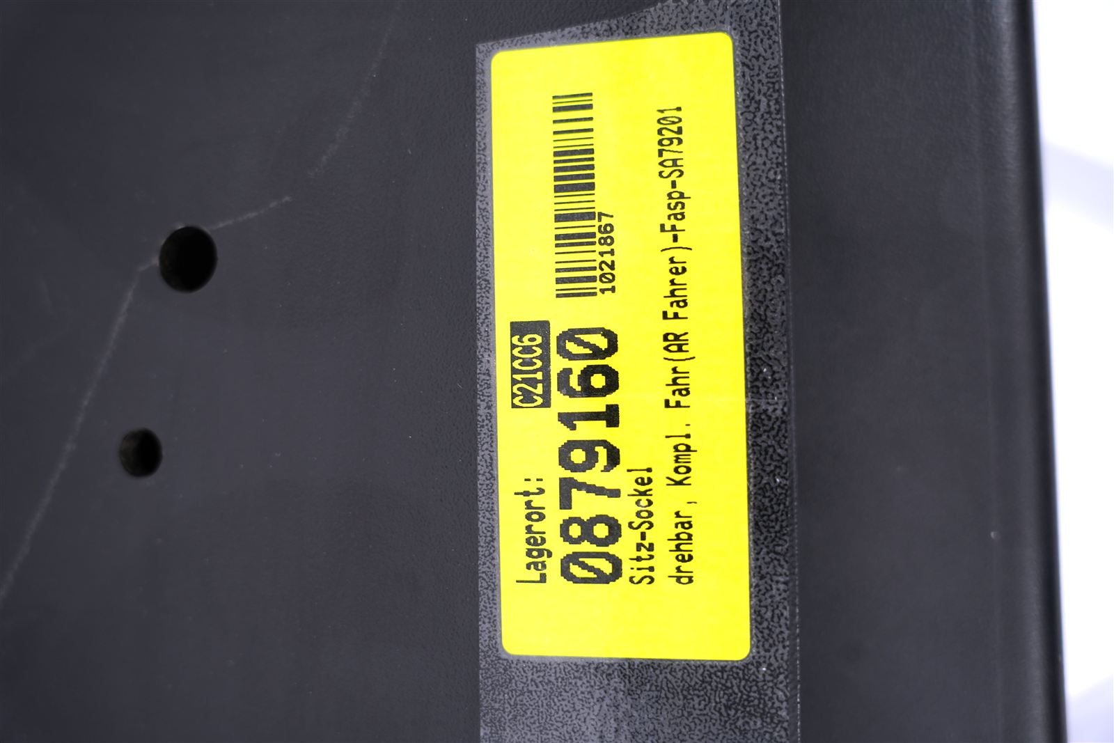 Niesmann+Bischoff Sitz-Sockel drehbar Fahrer 0879160 - Bild 7