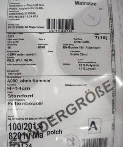 Niesmann+Bischoff Matratzen-Hülle weiß 100x201,4cm – Bild 7