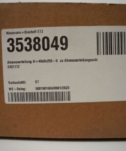 Niesmann+Bischoff Abwasserleitung Ø40x250mm 5er Set 3538049 - Bild 6