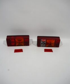 Rückleuchtenglas-Set rechts und links 245x110mm