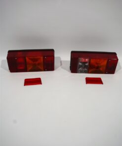 Rückleuchtenglas-Set rechts und links 245x110mm - Bild 2
