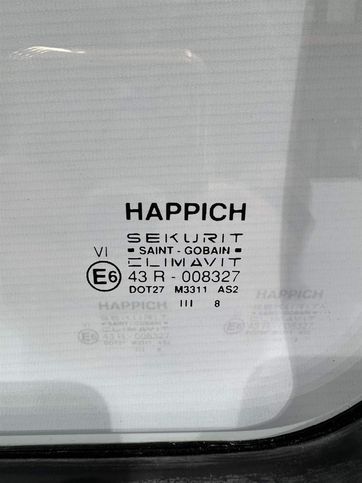 Hymer Fahrerhausfenster Fahrerseite Happich – Bild 2