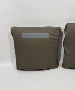 Eura Mobil Echtleder Kissen graubraun 50x50cm 2er Set – Bild 8