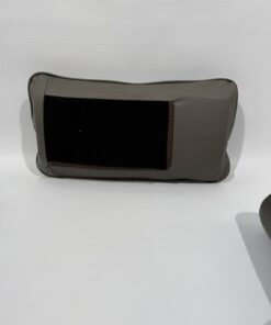 Eura Mobil Echtleder Nackenrollen + Kissen graubraun 45x22cm – Bild 8
