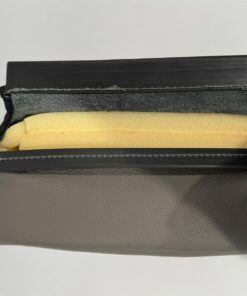 Eura Mobil Kopfstützen Hülle Echtleder graubraun 2er Set – Bild 6