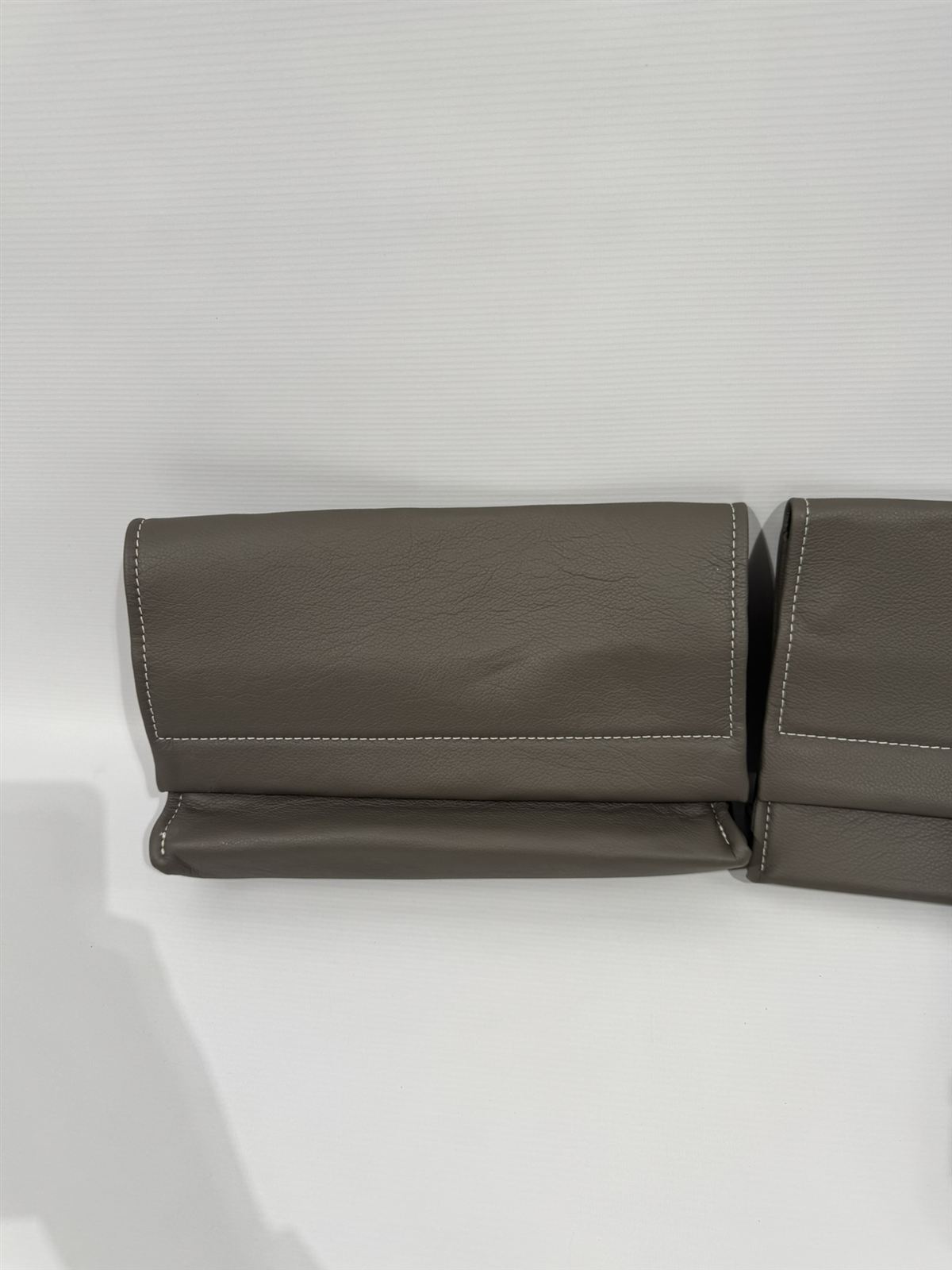 Eura Mobil Echtleder Tasche 33x22cm graubraun 2er Set – Bild 4