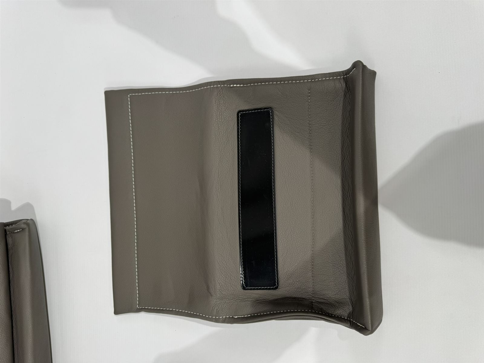 Eura Mobil Echtleder Tasche 33x22cm graubraun 2er Set – Bild 7