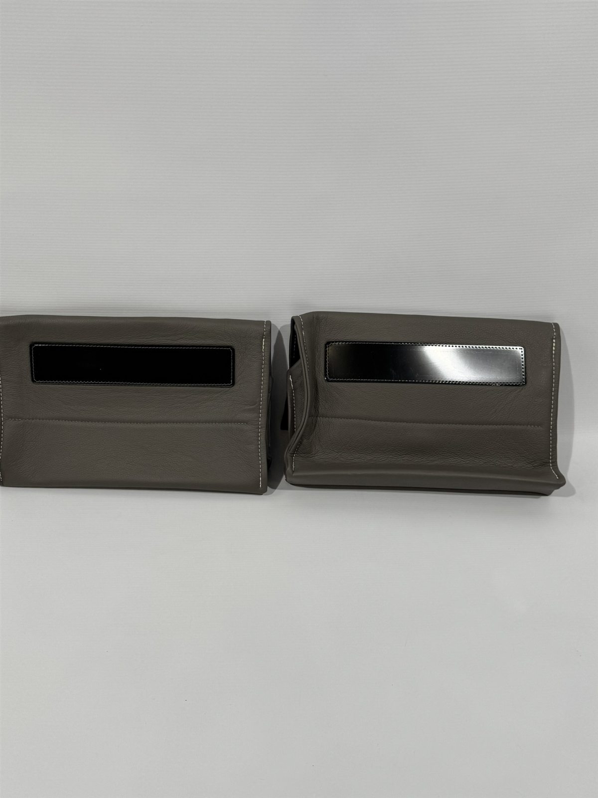 Eura Mobil Echtleder Tasche 33x22cm graubraun 2er Set – Bild 9