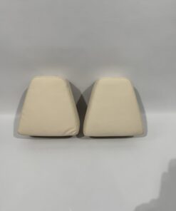 Eura Mobil Kopfstützen Hülle Echtleder beige 2er Set – Bild 2