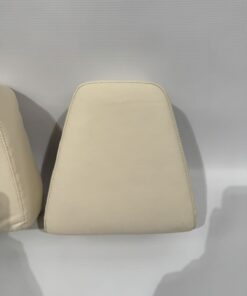 Eura Mobil Kopfstützen Hülle Echtleder beige 2er Set – Bild 3