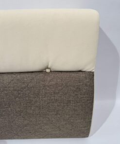 Eura Mobil Rückenpolster beige/braun 103x22x51cm – Bild 3