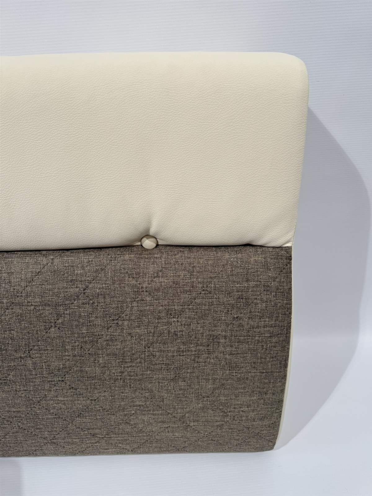 Eura Mobil Rückenpolster beige/braun 103x22x51cm – Bild 3