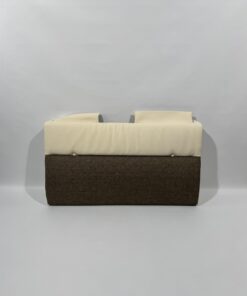 Eura Mobil Rückenpolster beige/braun 92x21,5x50cm