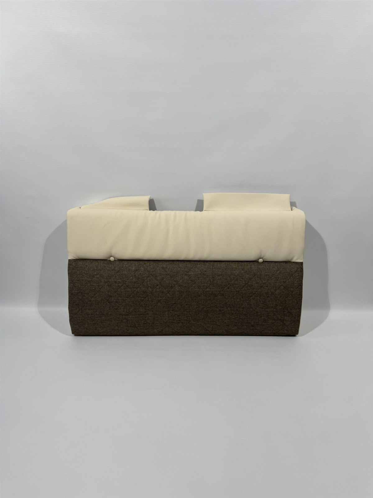 Eura Mobil Rückenpolster beige/braun 92x21,5x50cm