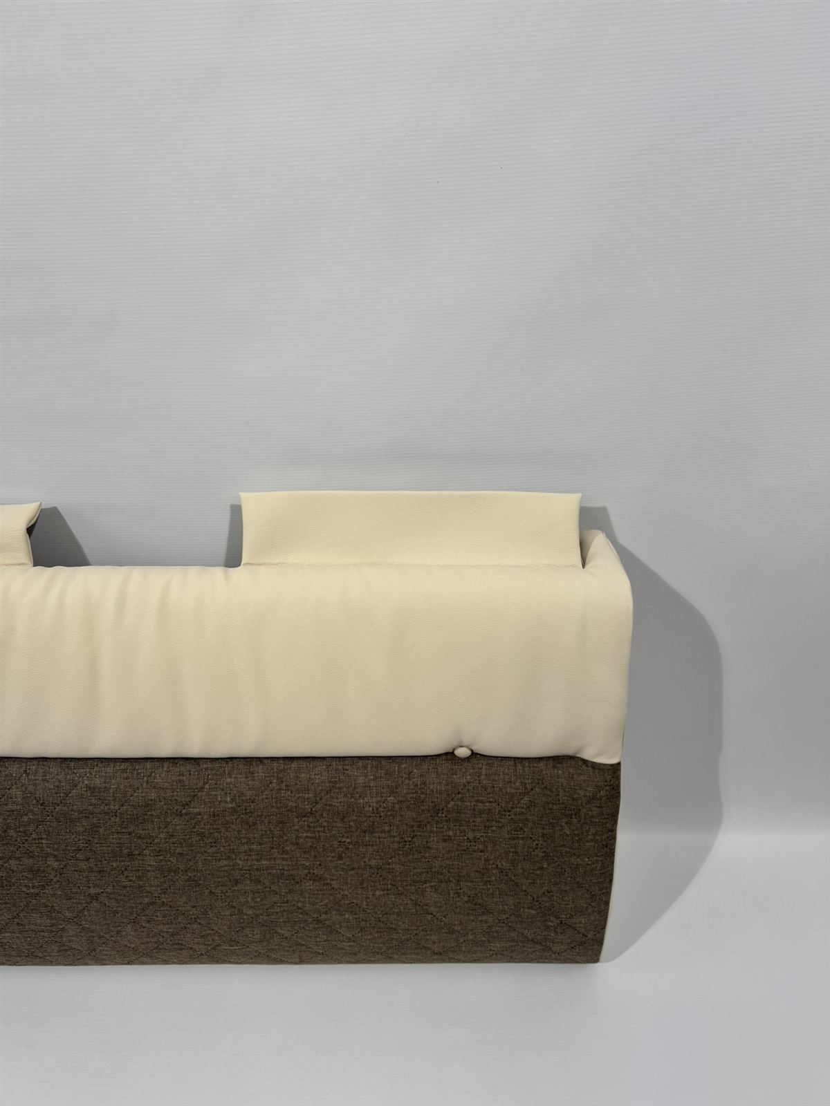 Eura Mobil Rückenpolster beige/braun 92x21,5x50cm – Bild 3