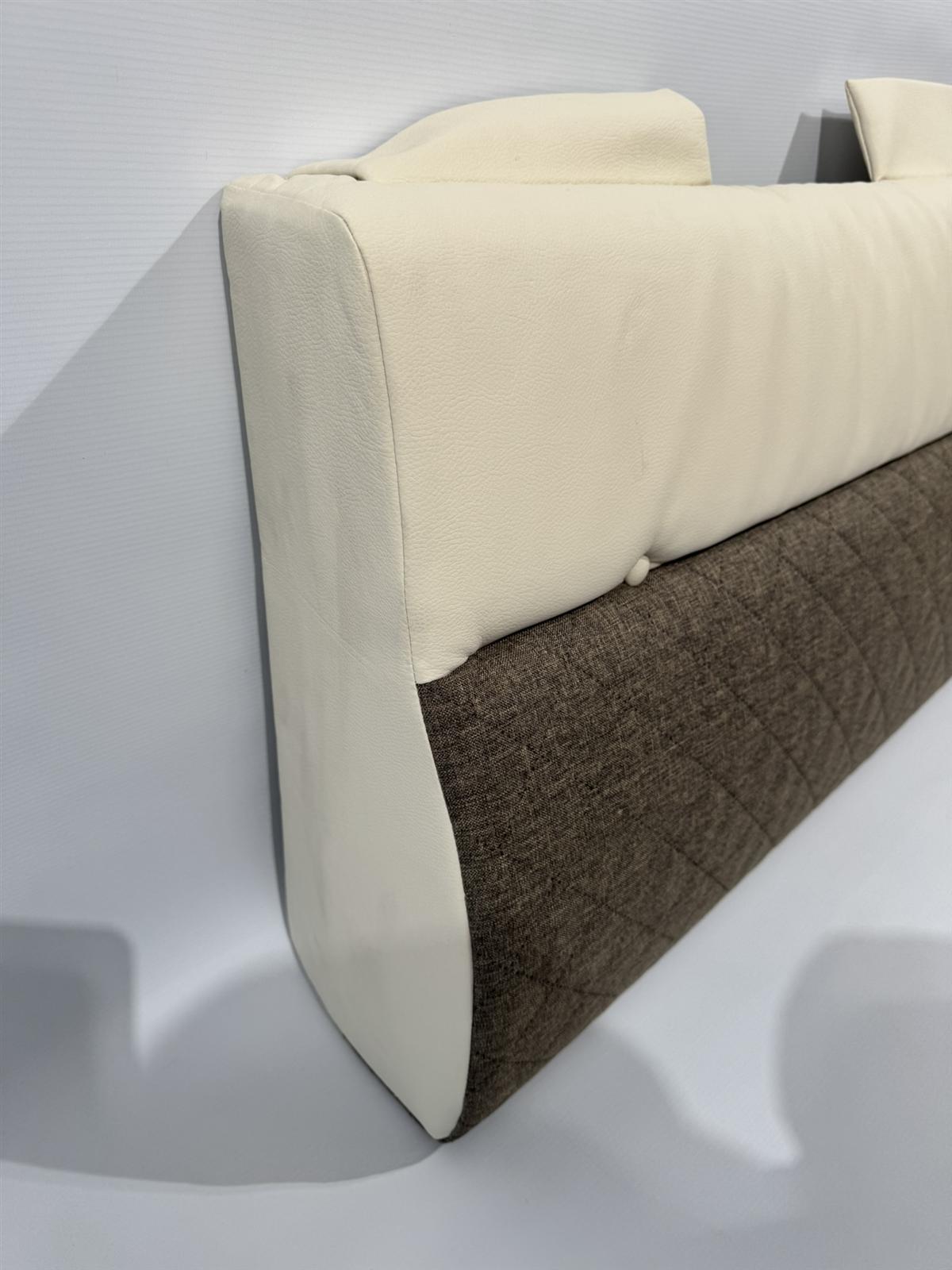 Eura Mobil Rückenpolster beige/braun 92x21,5x50cm – Bild 6