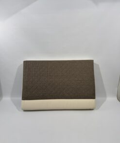 Eura Mobil Sitzpolster beige/braun 104x70x14,5cm