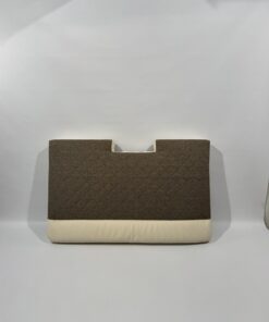 Eura Mobil Sitzpolster beige/braun 102x63x12cm