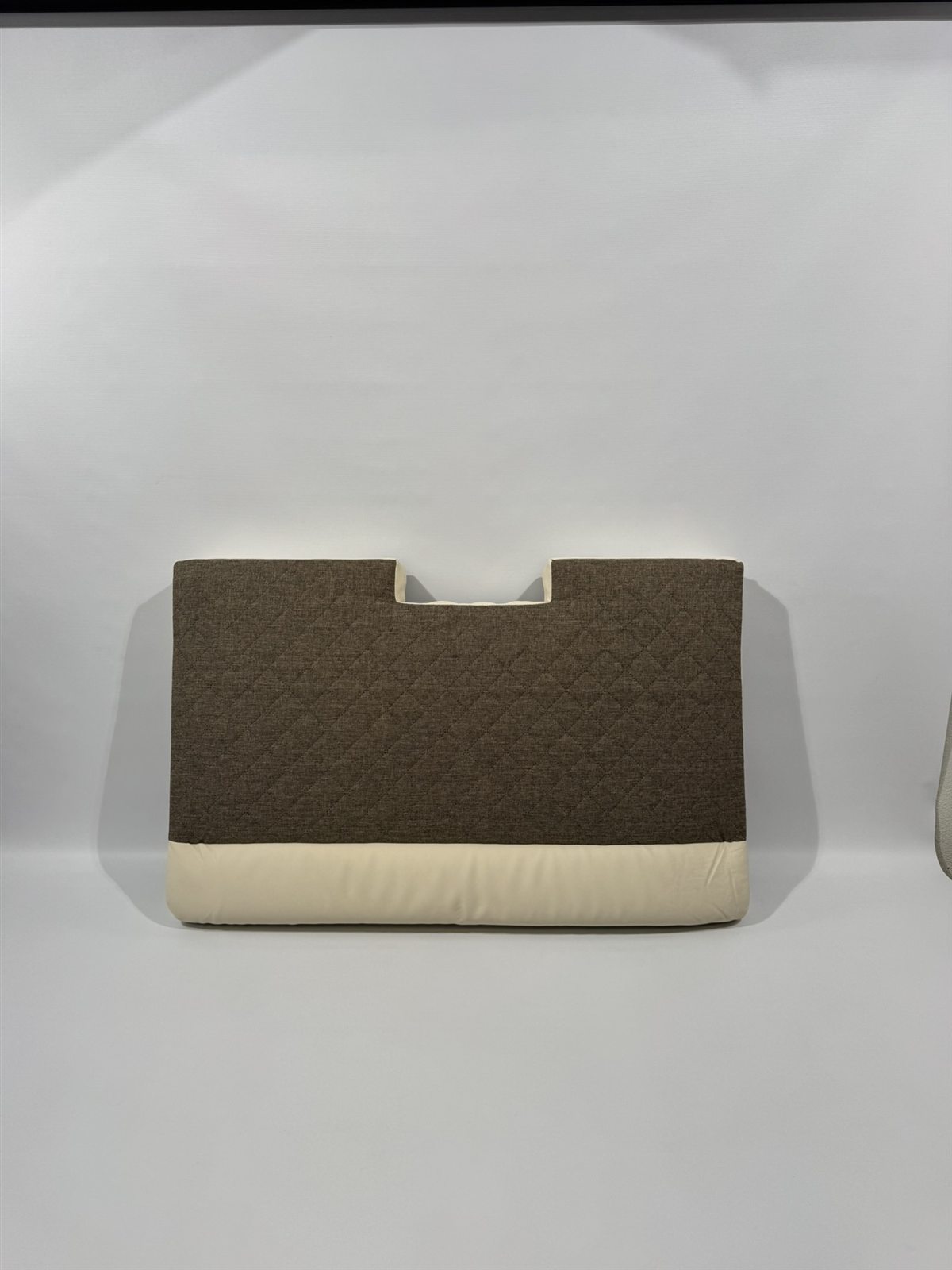 Eura Mobil Sitzpolster beige/braun 102x63x12cm