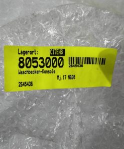 Niesmann+Bischoff Waschbeckenkonsole 24x91cm weiß 8053000 - Bild 10