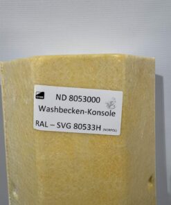 Niesmann+Bischoff Waschbeckenkonsole 24x91cm weiß 8053000 - Bild 8